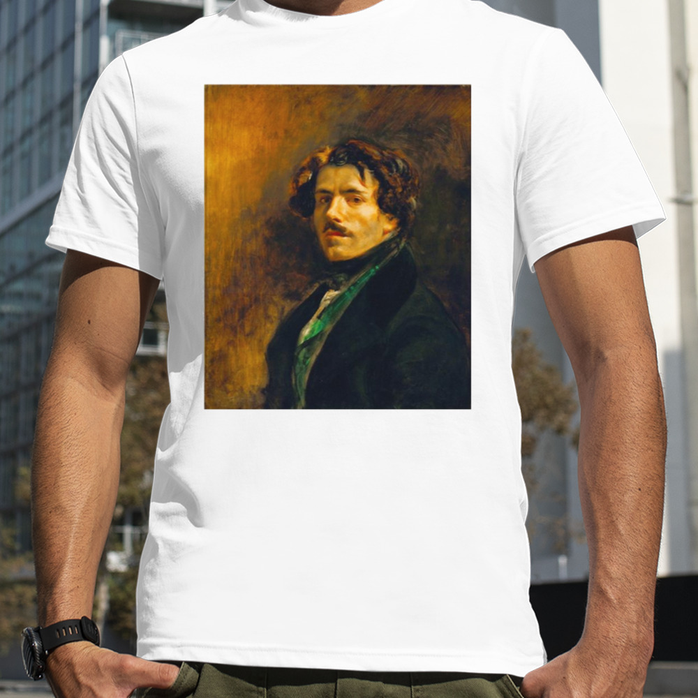 Self Portrait Euge`ne Delacroix Autoportrait Au Gilet Vert 1837 shirt