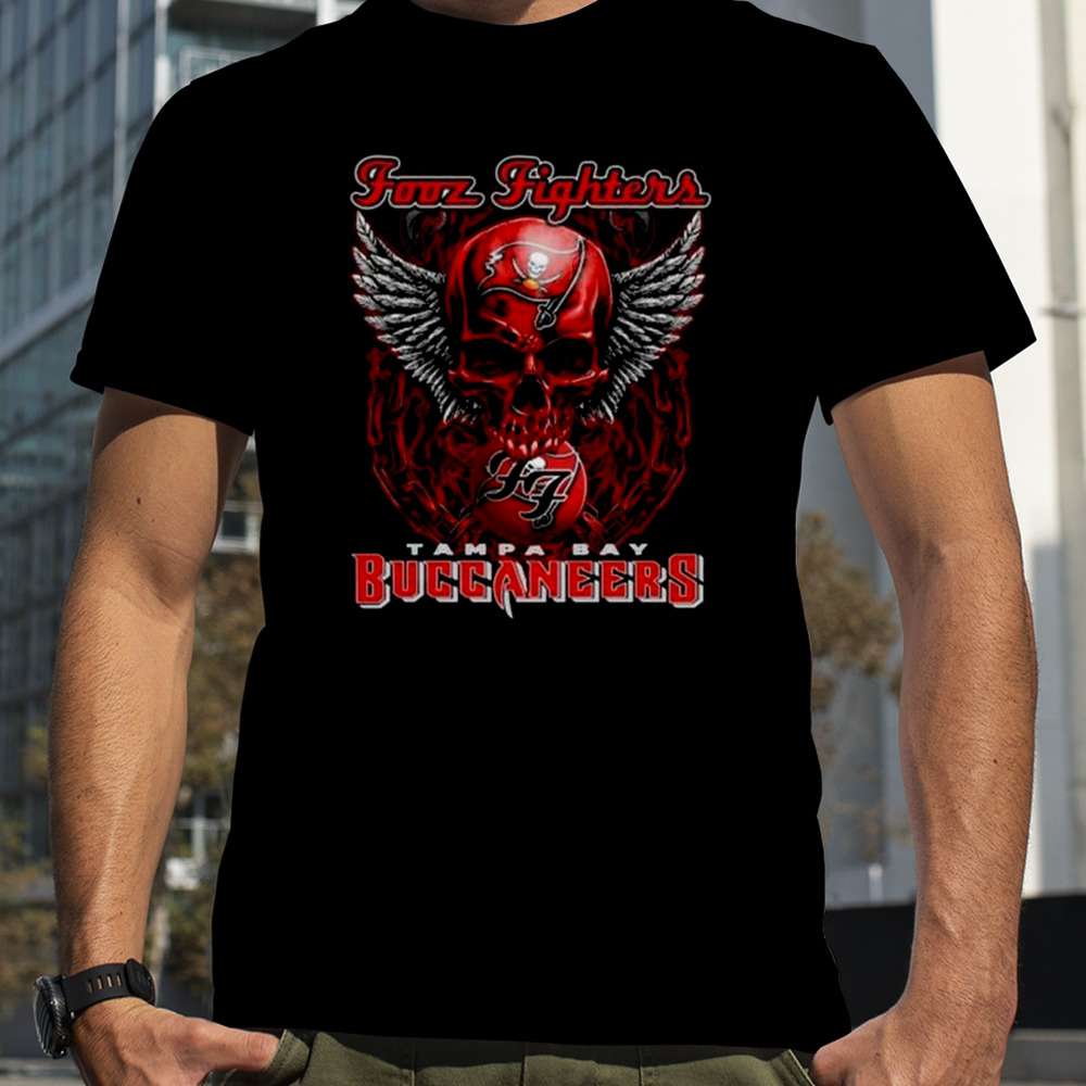 Skull Wings Fooz Fighters Tampa Bay Buccaneers 2023 shirt