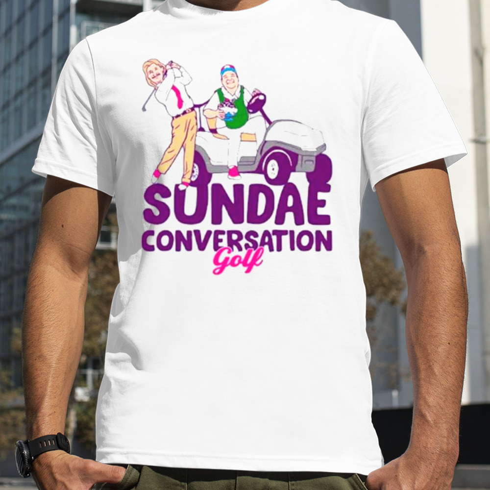 Sundae conversation golf shirt