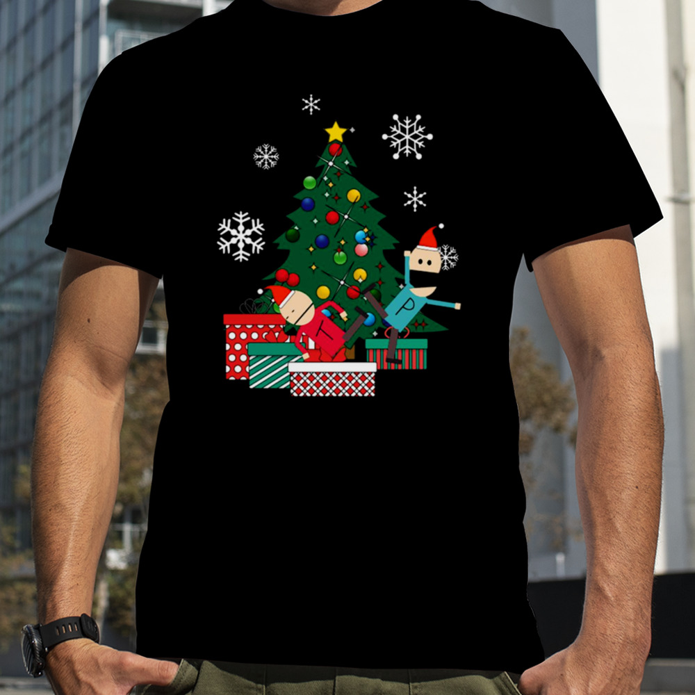 Terrance And Phillip Around The Christmas Tree shirt