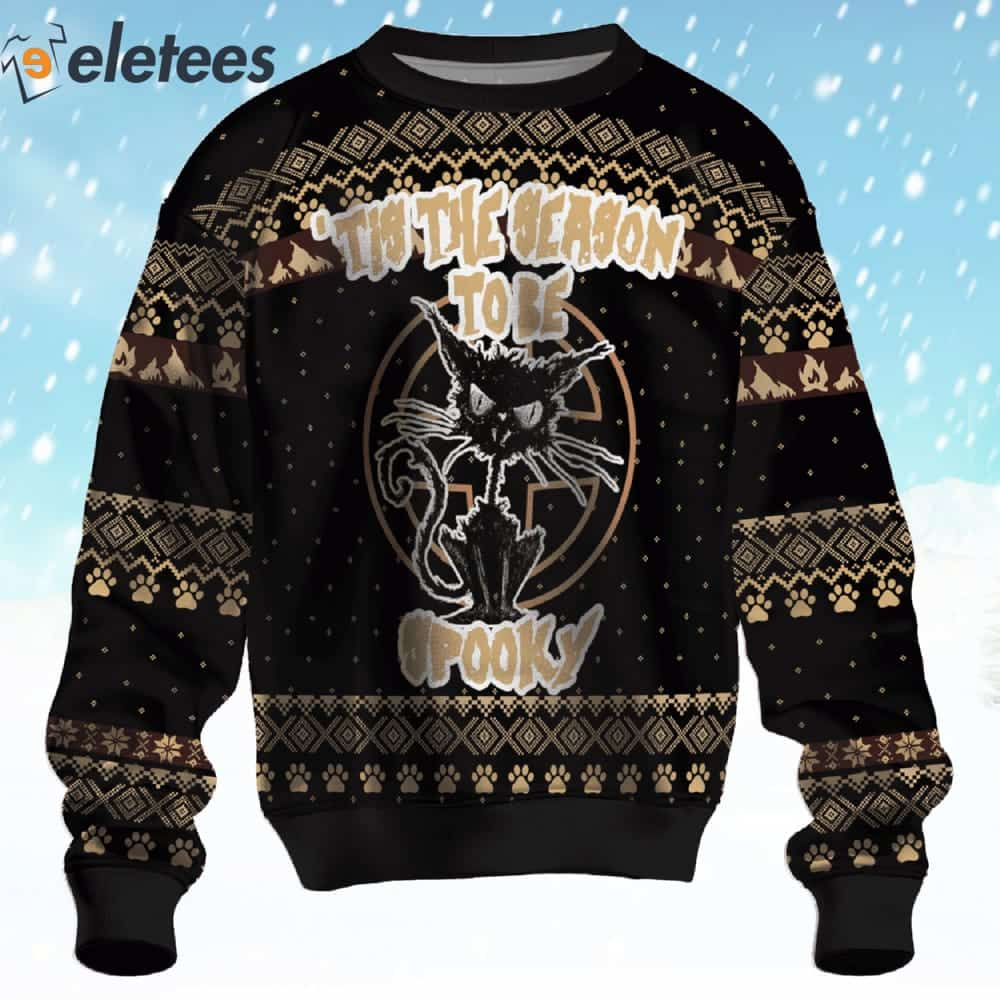 Tis The Season To Be Spooky Ugly Christmas Sweater