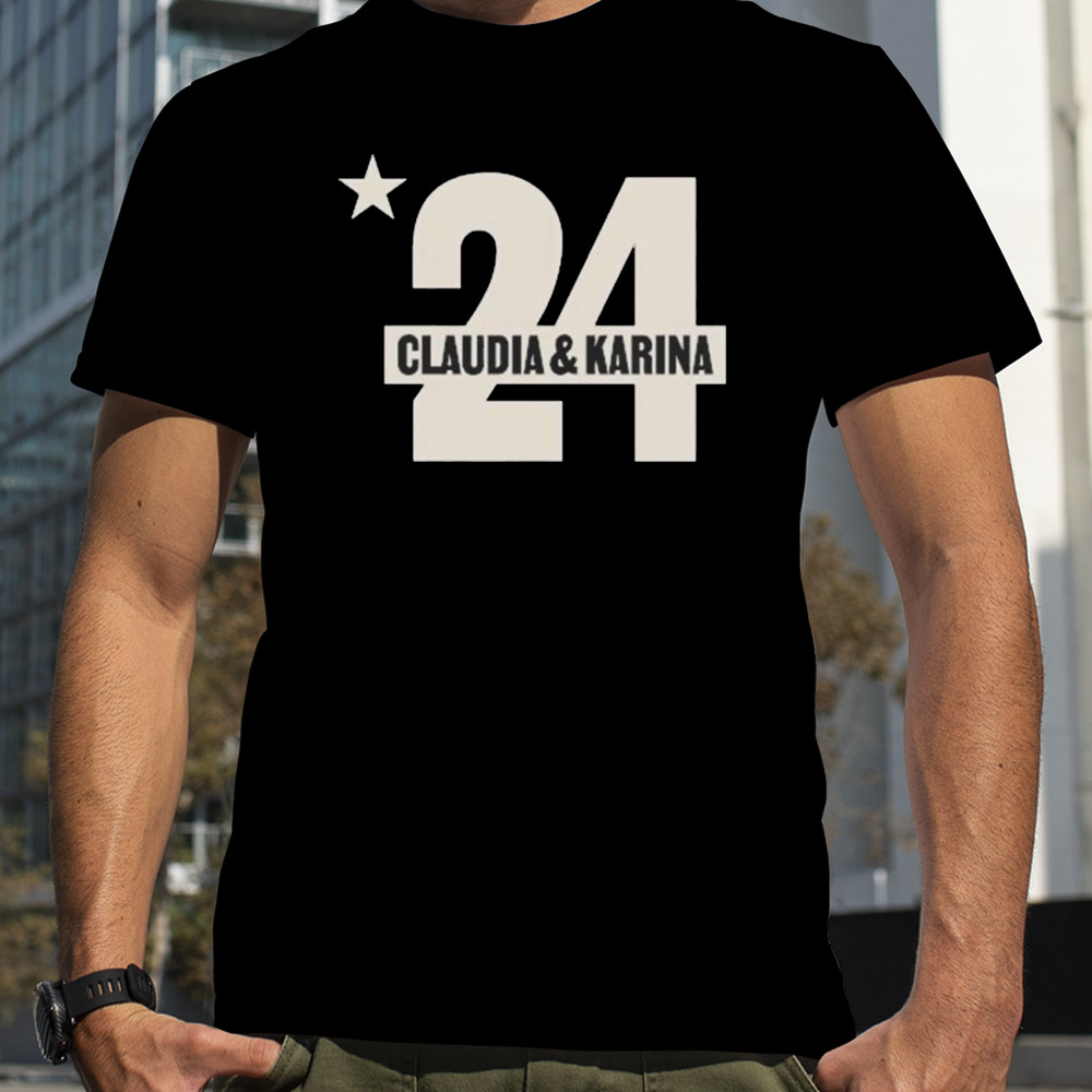 24 Claudia And Karina Logo T-shirt