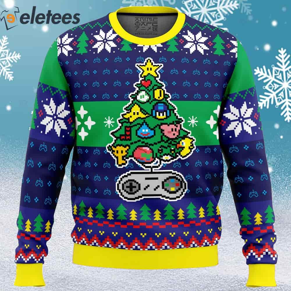 A Classic Gamer Christmas Ugly Christmas Sweater