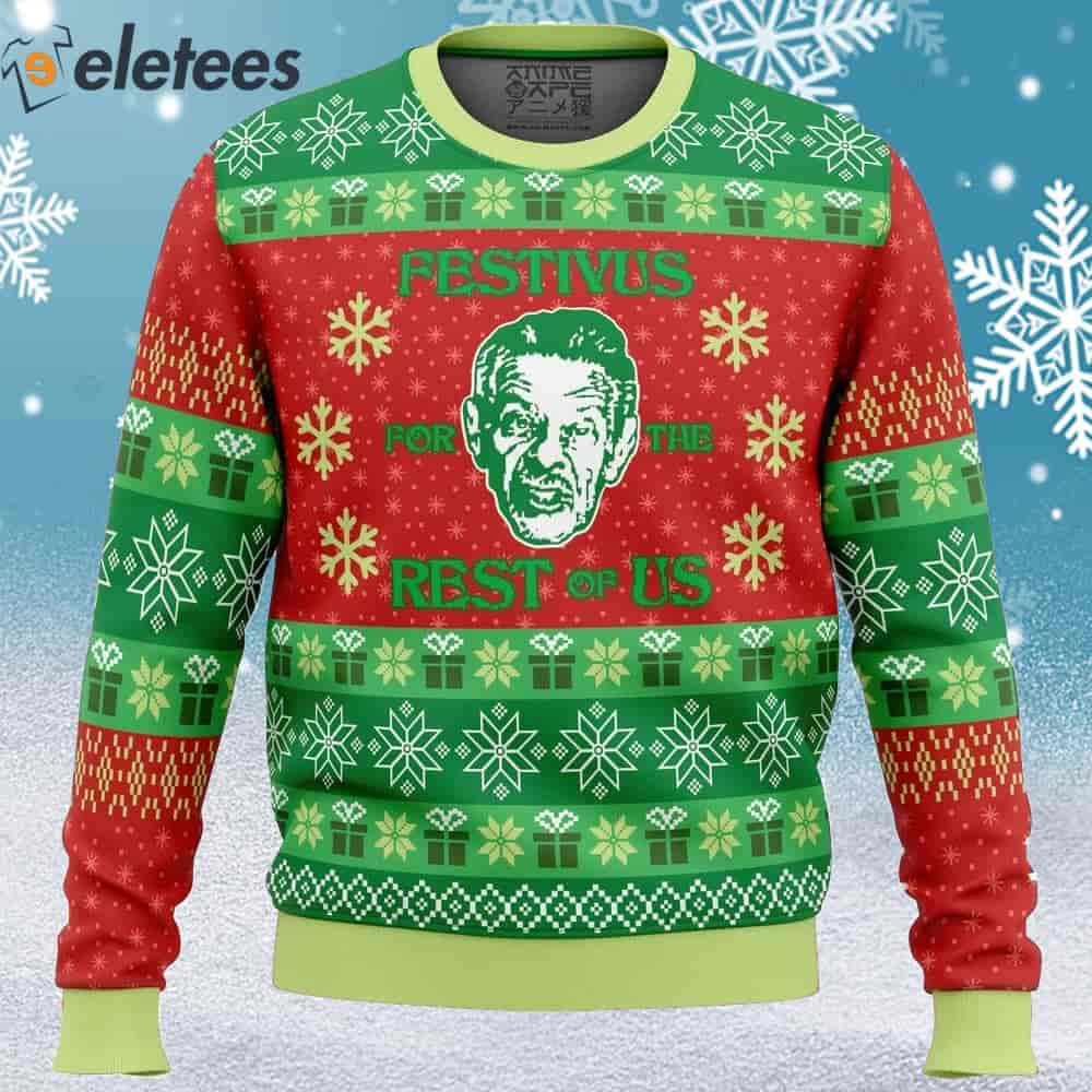 A Festivus for the Rest of Us Seinfeld Ugly Christmas Sweater