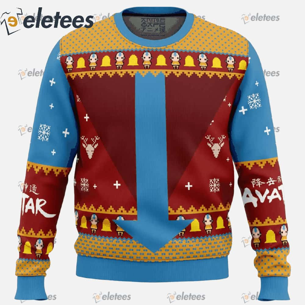 Airbenders Air Nomads Avatar Ugly Christmas Sweater