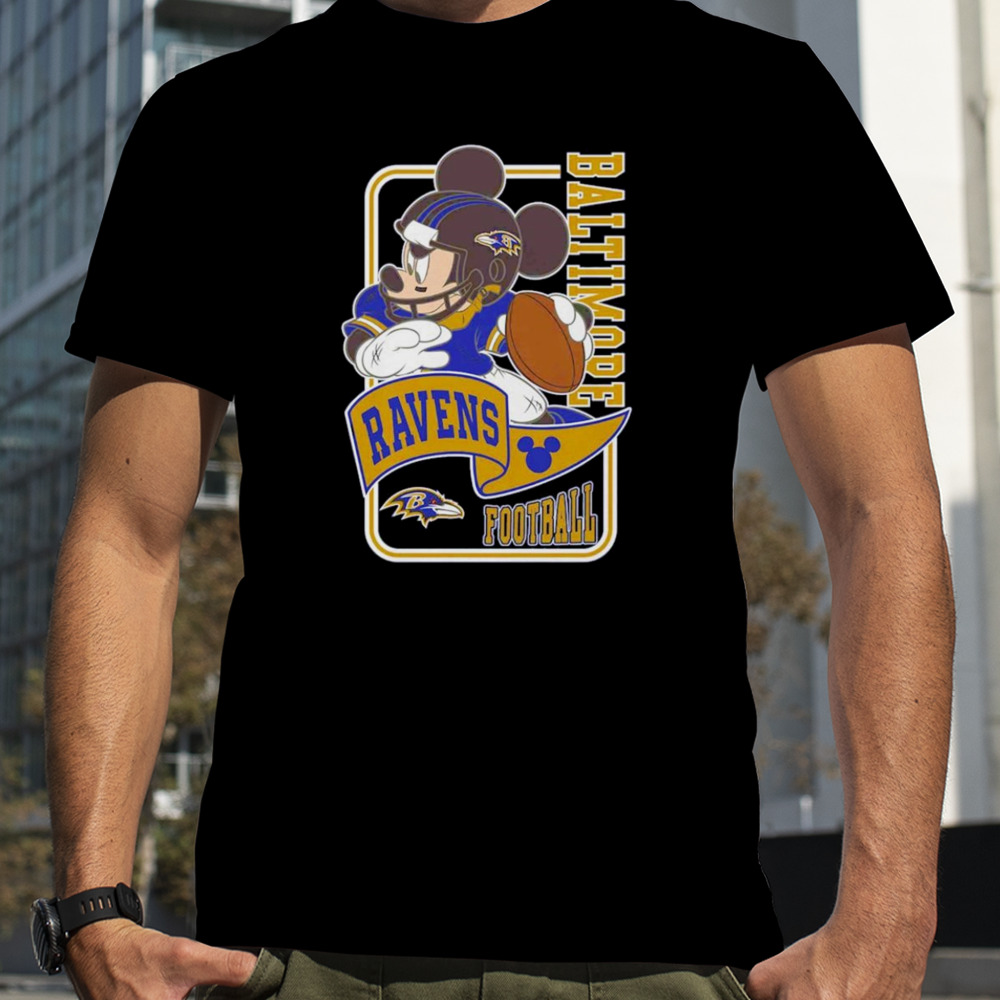 Baltimore Ravens Wildcard Mickey Disney shirt