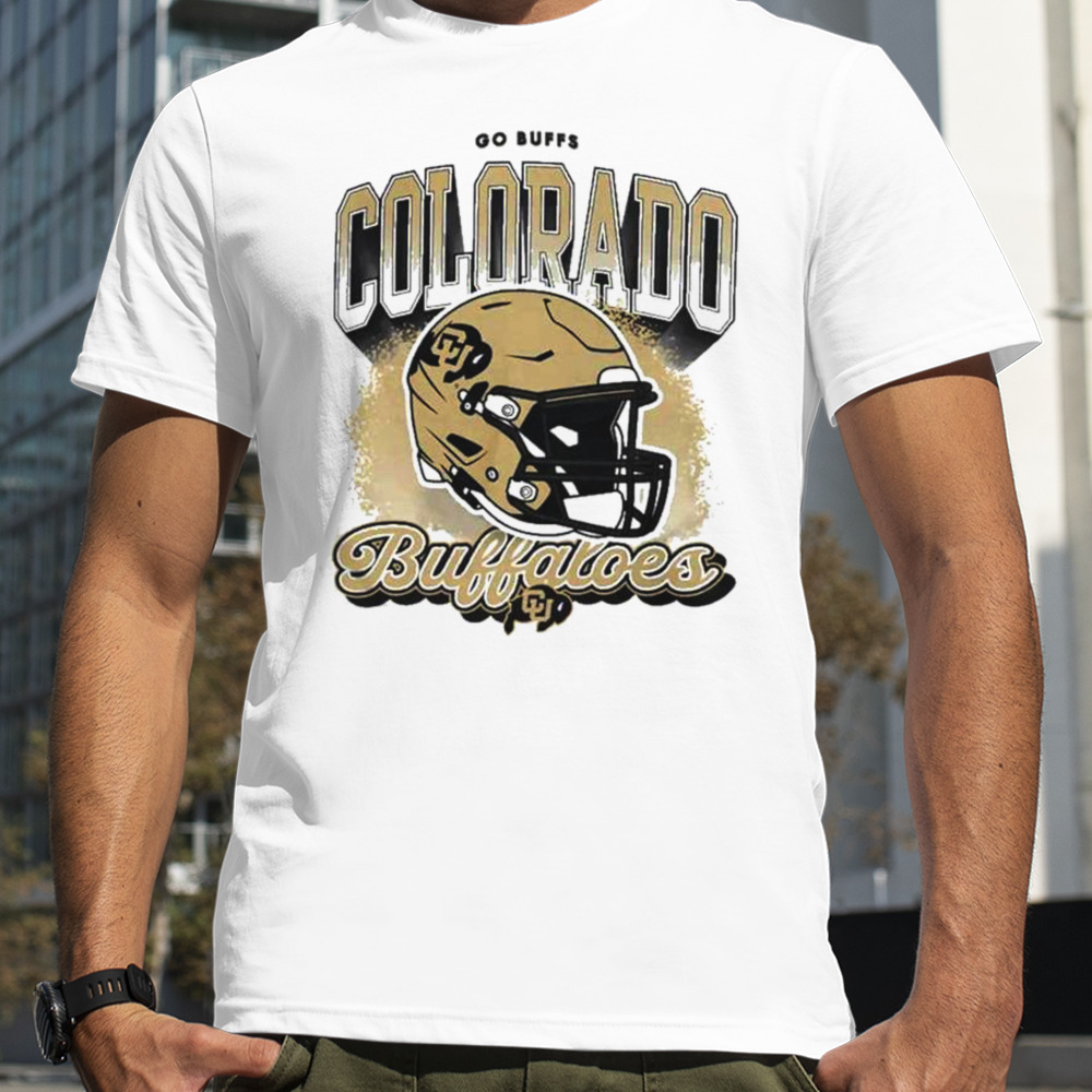 Colorado Buffaloes Football Iso Helmet Go Supps T-shirt