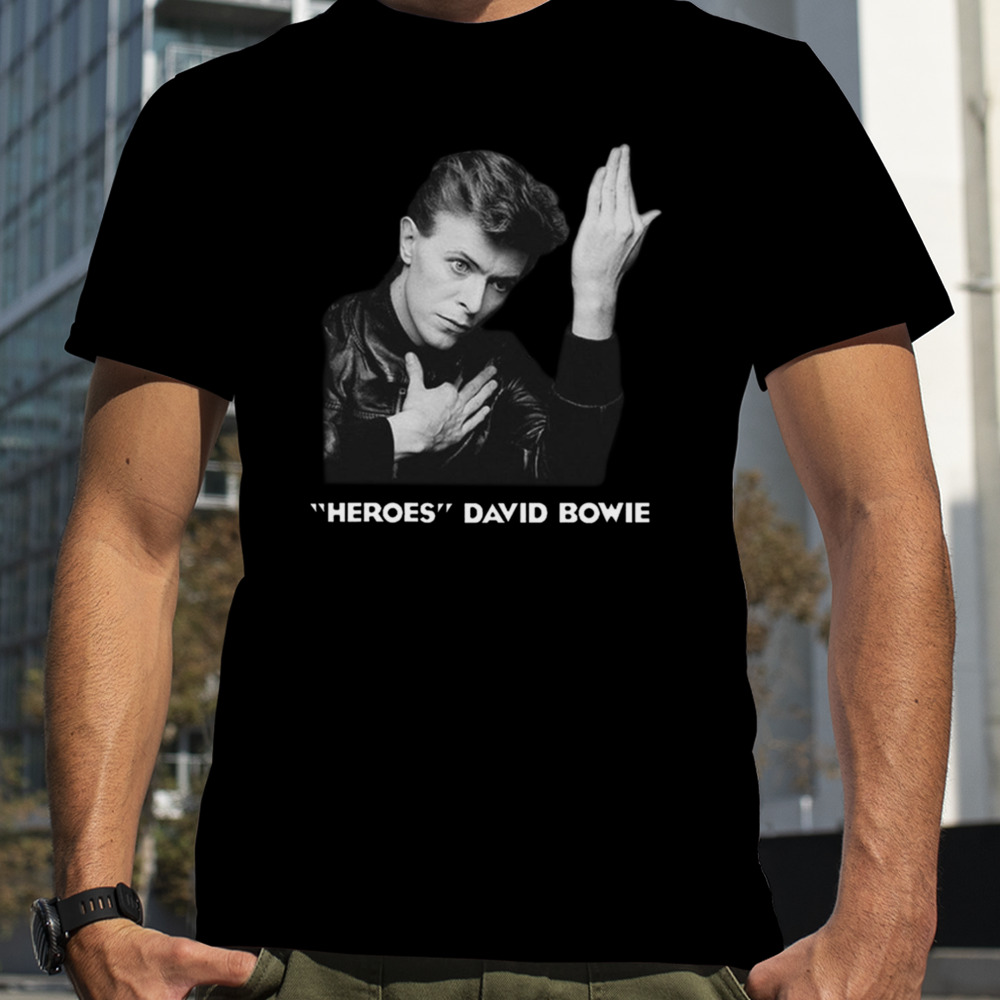 David Bowie Heroes shirt