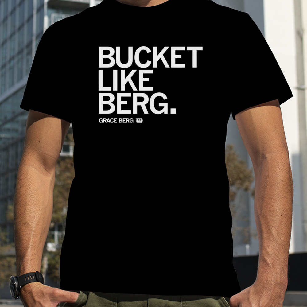 Grace Berg bucket like Berg Drake Bulldogs shirt