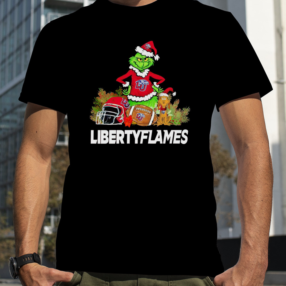 Grinch Liberty Flames Christmas shirt