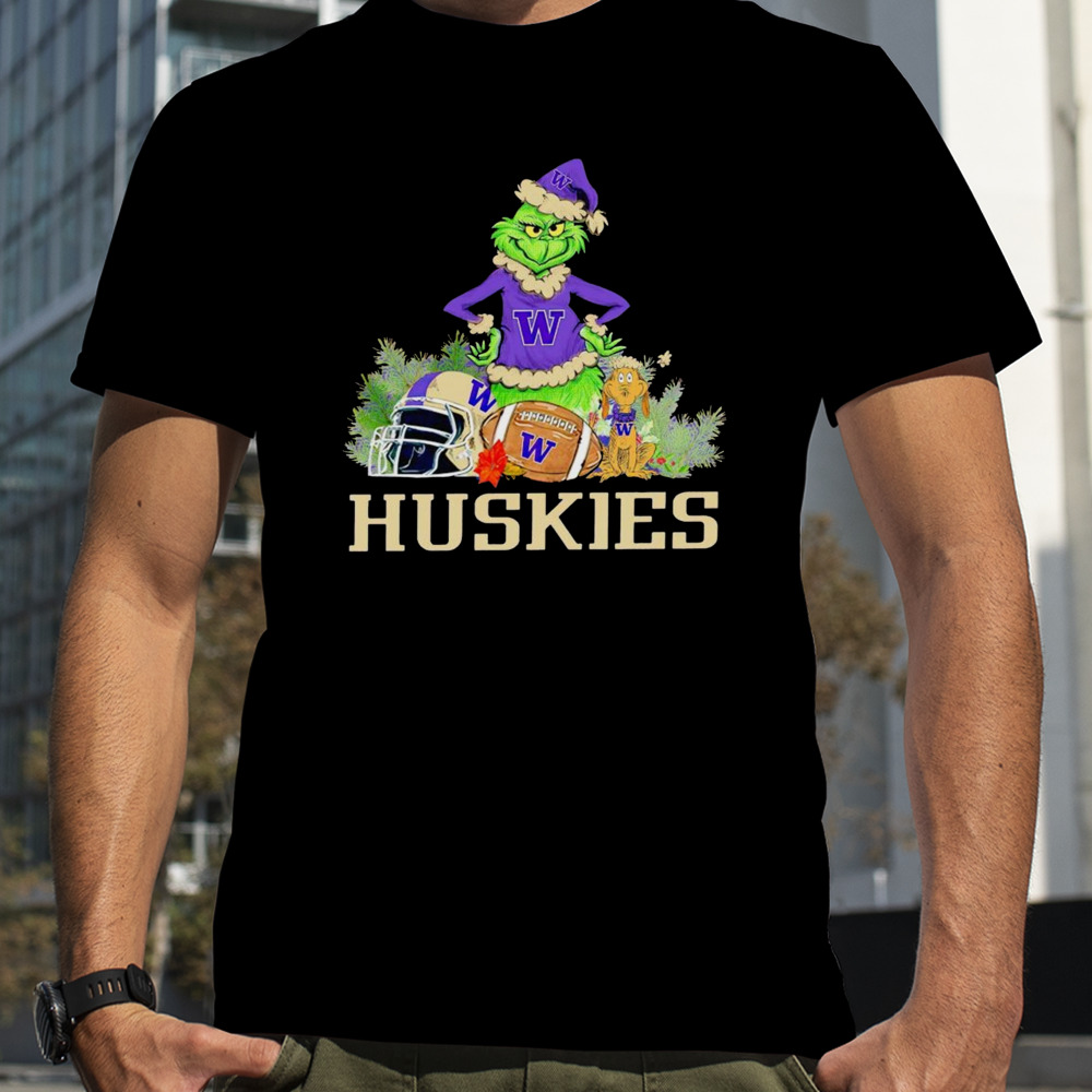 Grinch Washington Huskies Christmas shirt