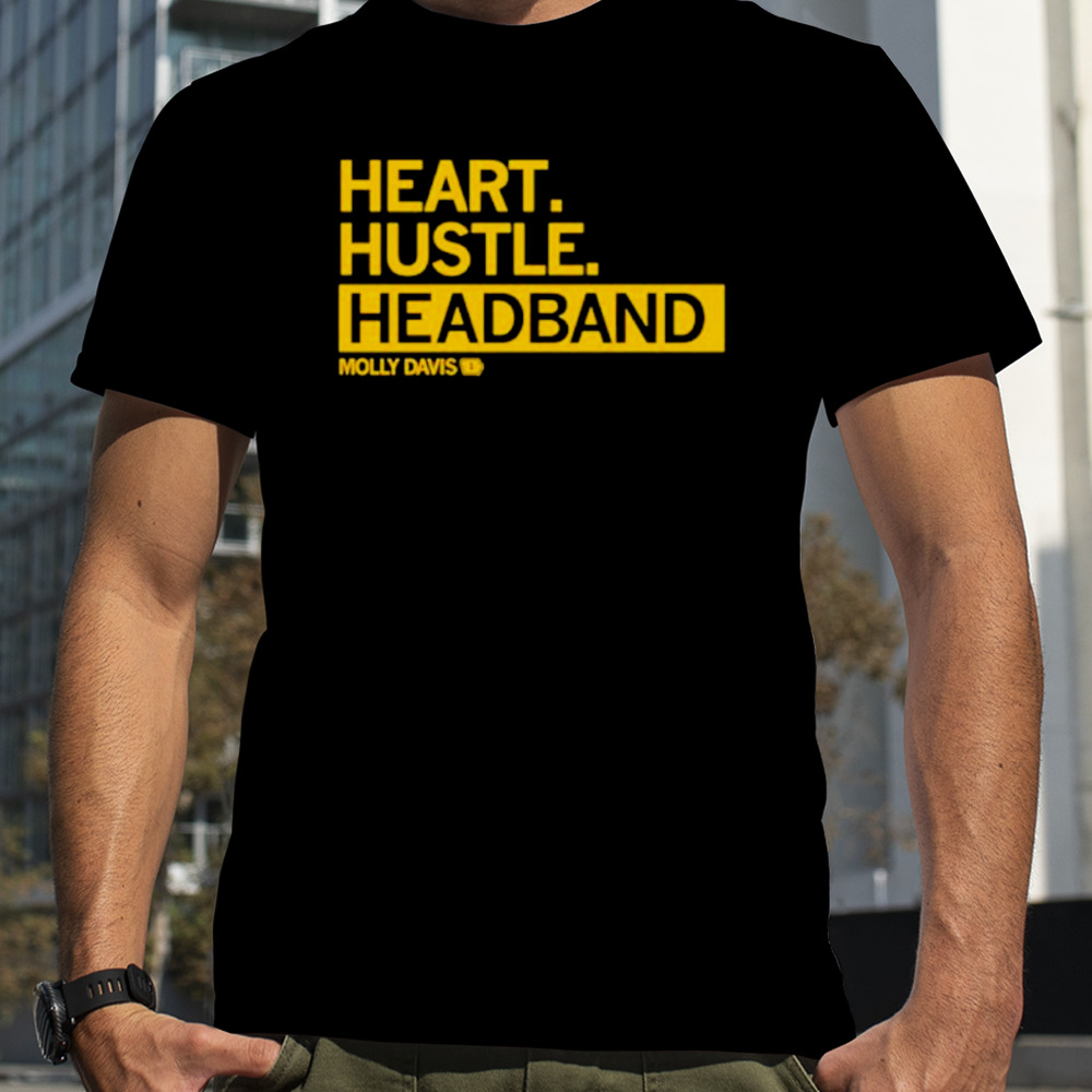 Heart hustle headband shirt