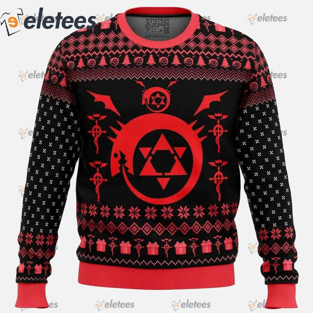 Homonculi Full Metal Alchemist Ugly Christmas Sweater