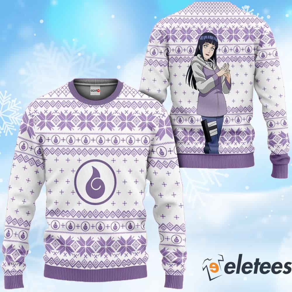 Hyuga Hinata Anime Ugly Christmas Sweater