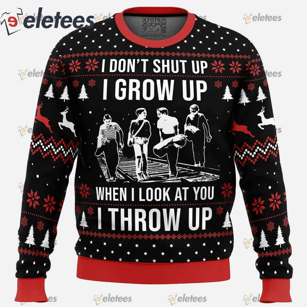 I Don't Shup Up Stand By Me Ugly Christmas Sweater