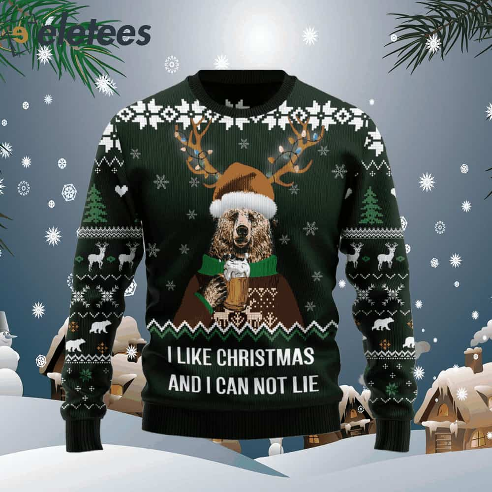 I Like Christmas And I Can Not Lie Ugly Christmas Sweater