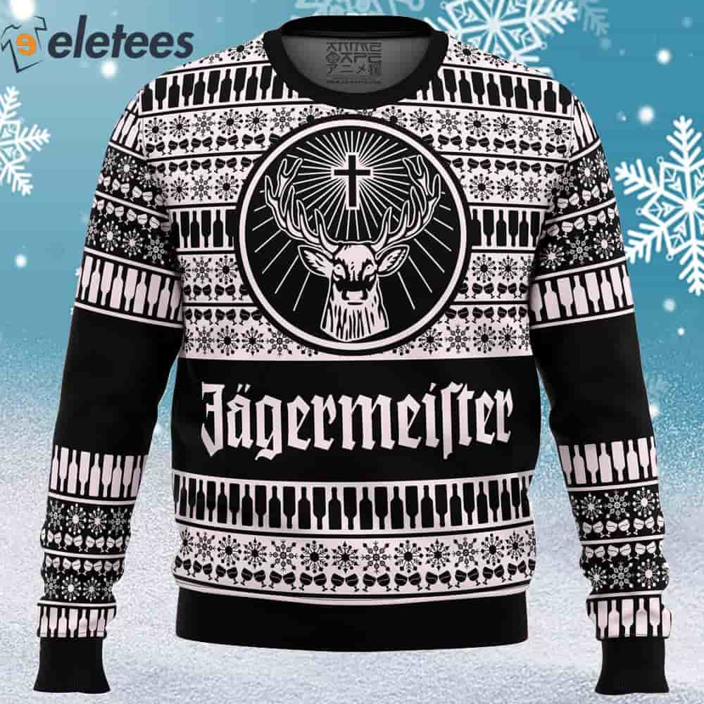 Jagermeister Black Ugly Christmas Sweater