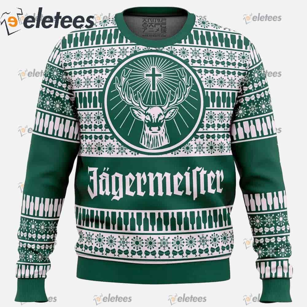 Jagermeister Green Christmas Sweater