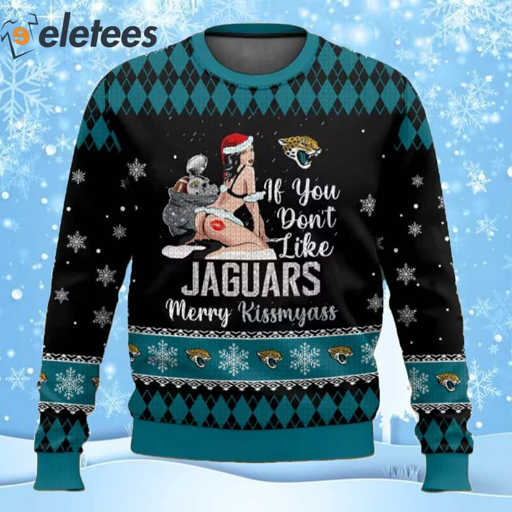 Jaguars Football Merry Kissmyass Ugly Christmas Sweater