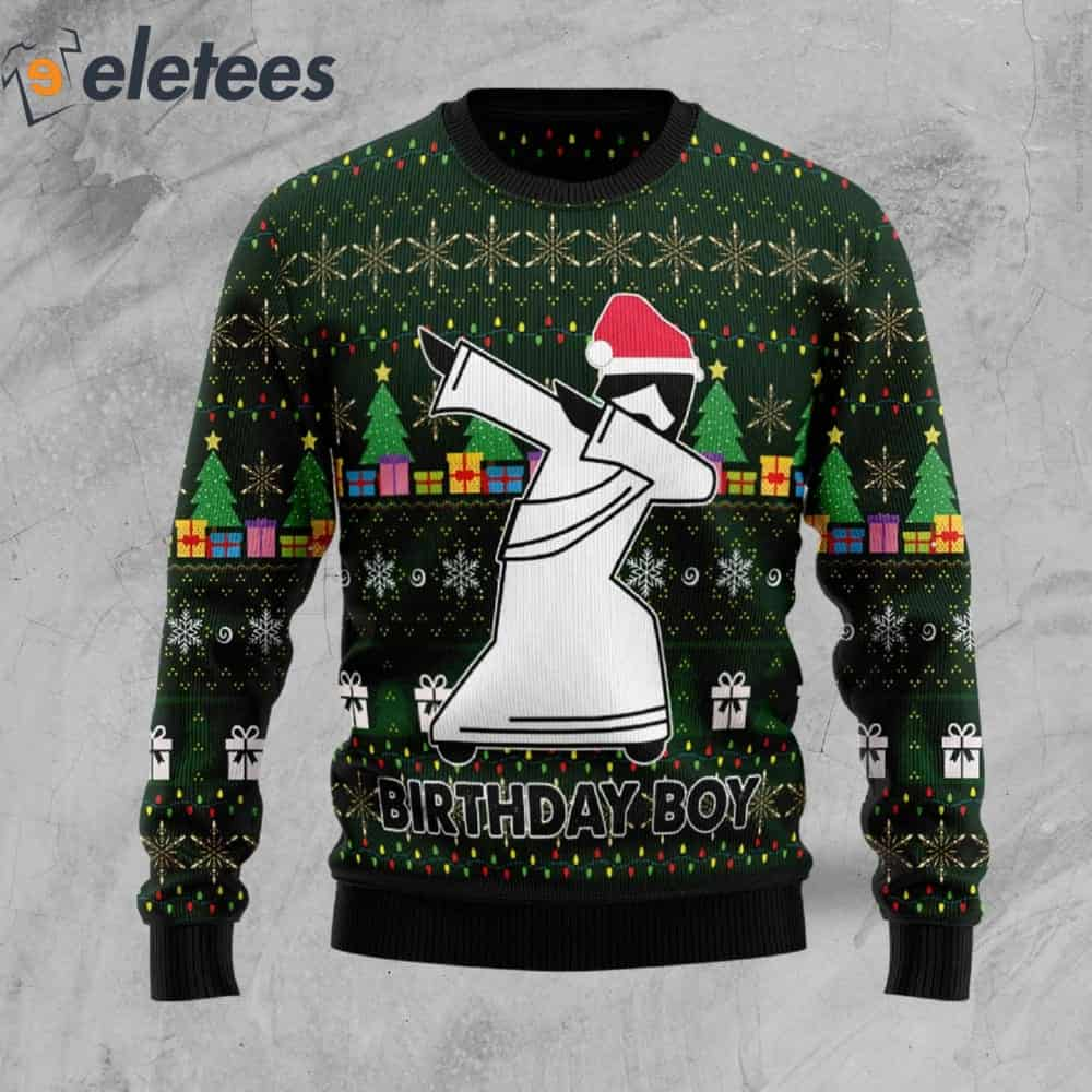 Jesus Birthday Boy Ugly Christmas Sweater