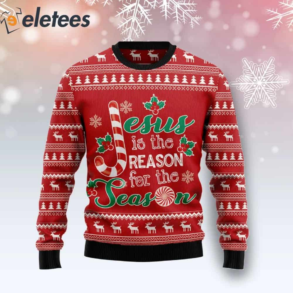 Jesus Is The Reason For The Season Ugly Christmas Sweater