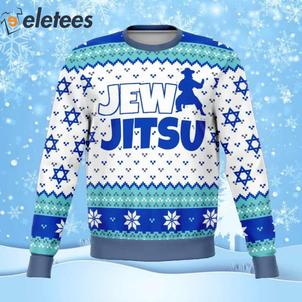 Jewjitsu Ugly Christmas Sweater