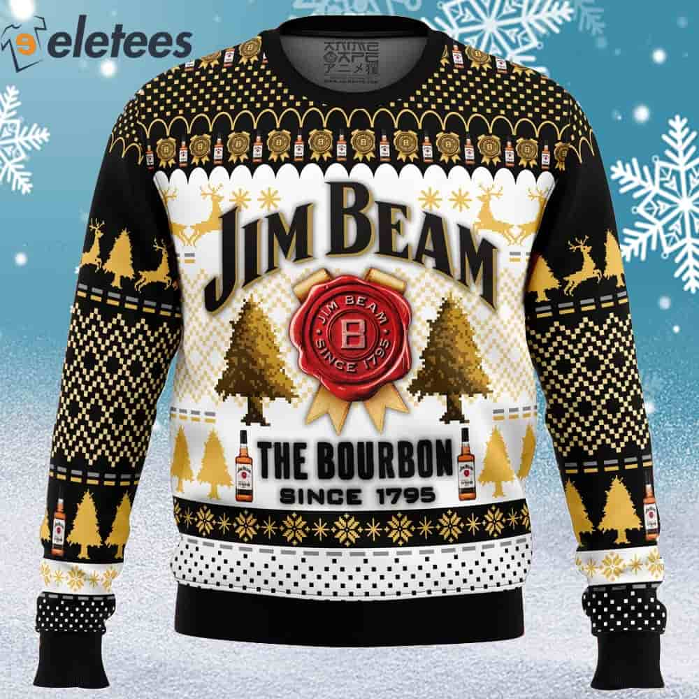 Jim Beam The Bourbon Ugly Christmas Sweater