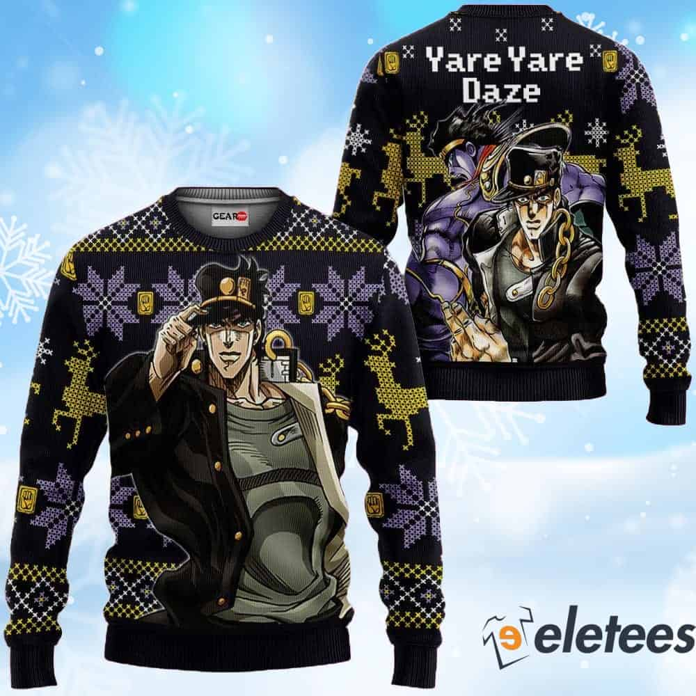 Jotaro Kujo Ugly Christmas Sweater