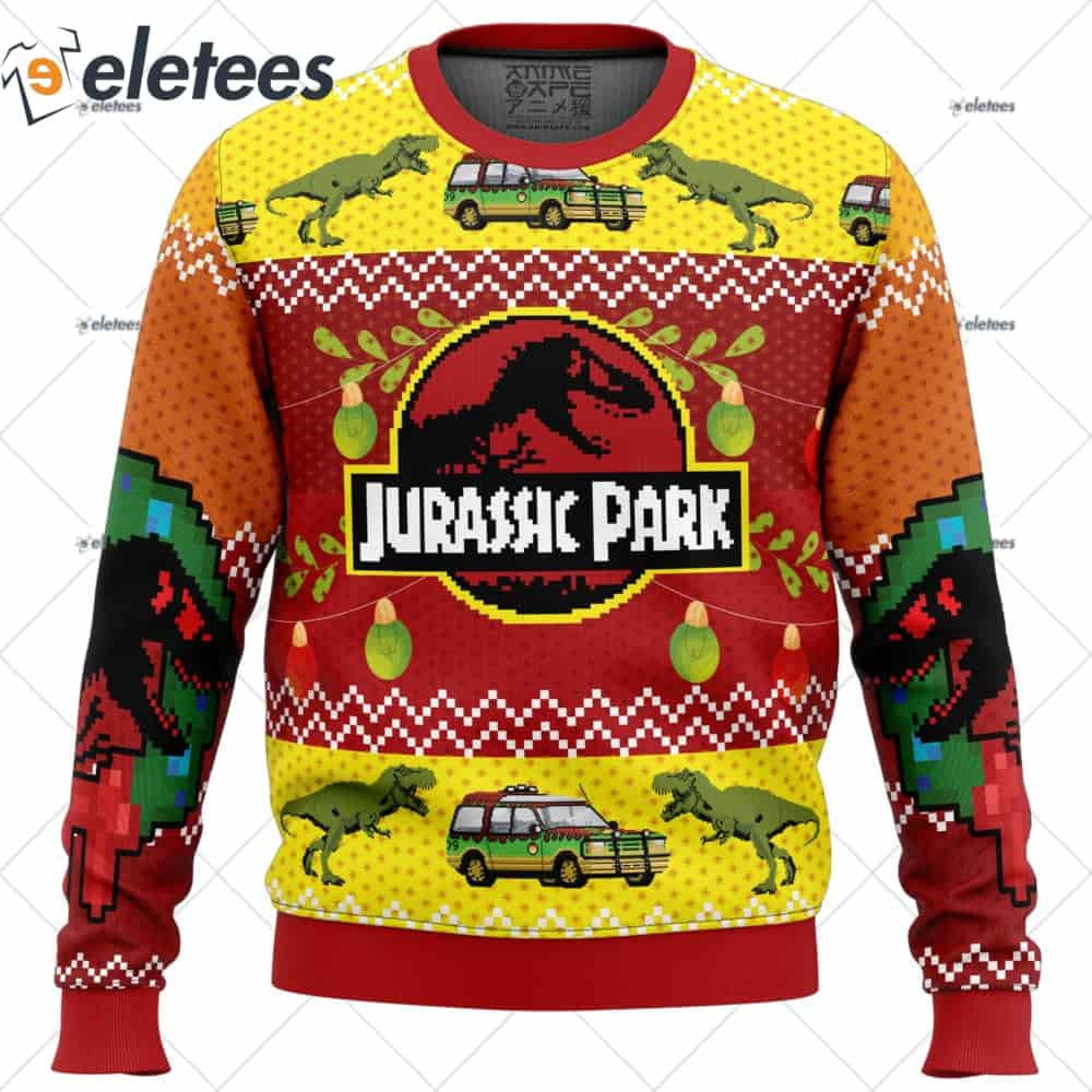 Jurassic Park Ugly Christmas Sweater