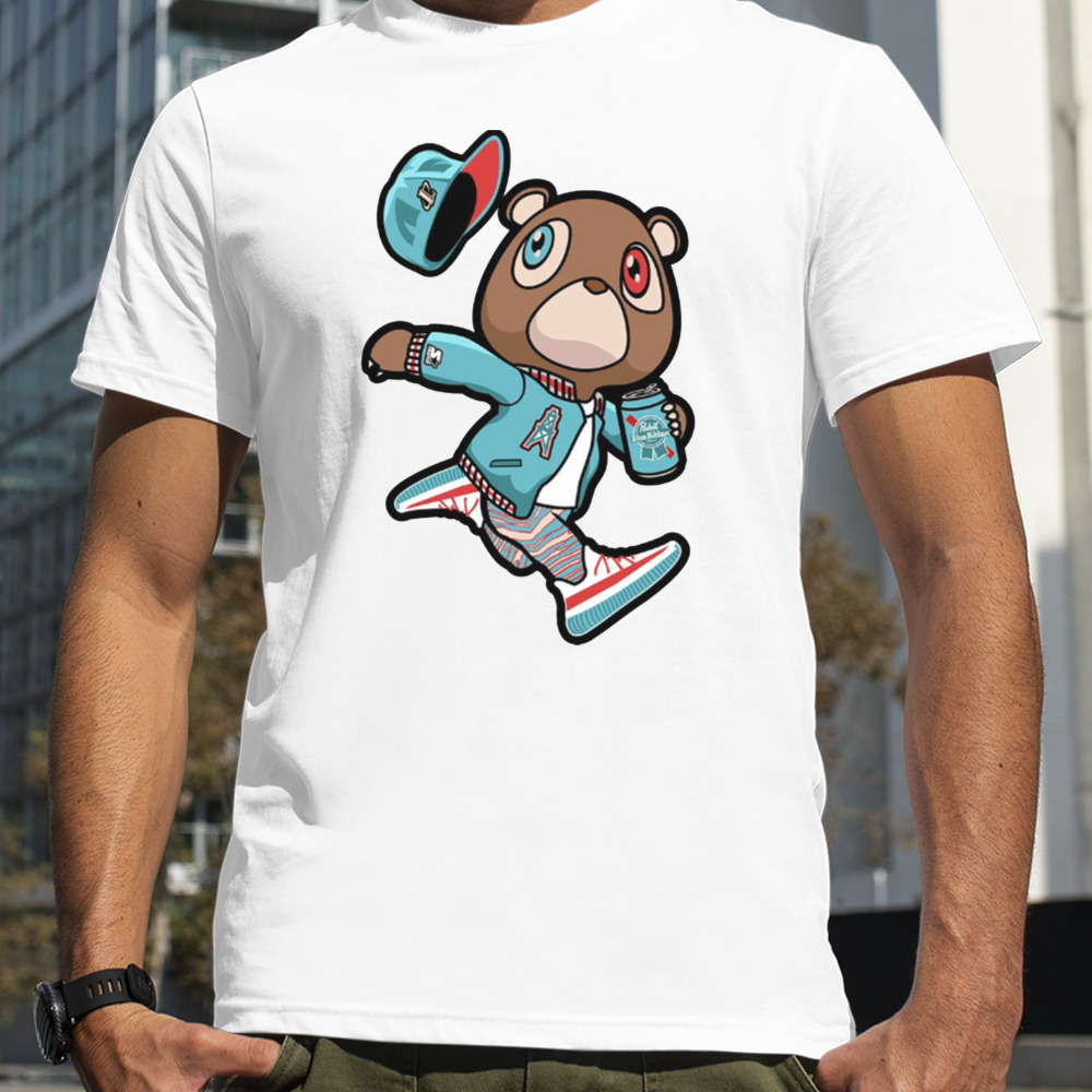 Kanye West Dropout Bear Houston Oilers Vintage Graduations shirt