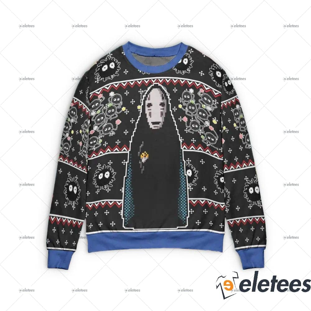 Kaonashi No Face Ugly Christmas Sweater