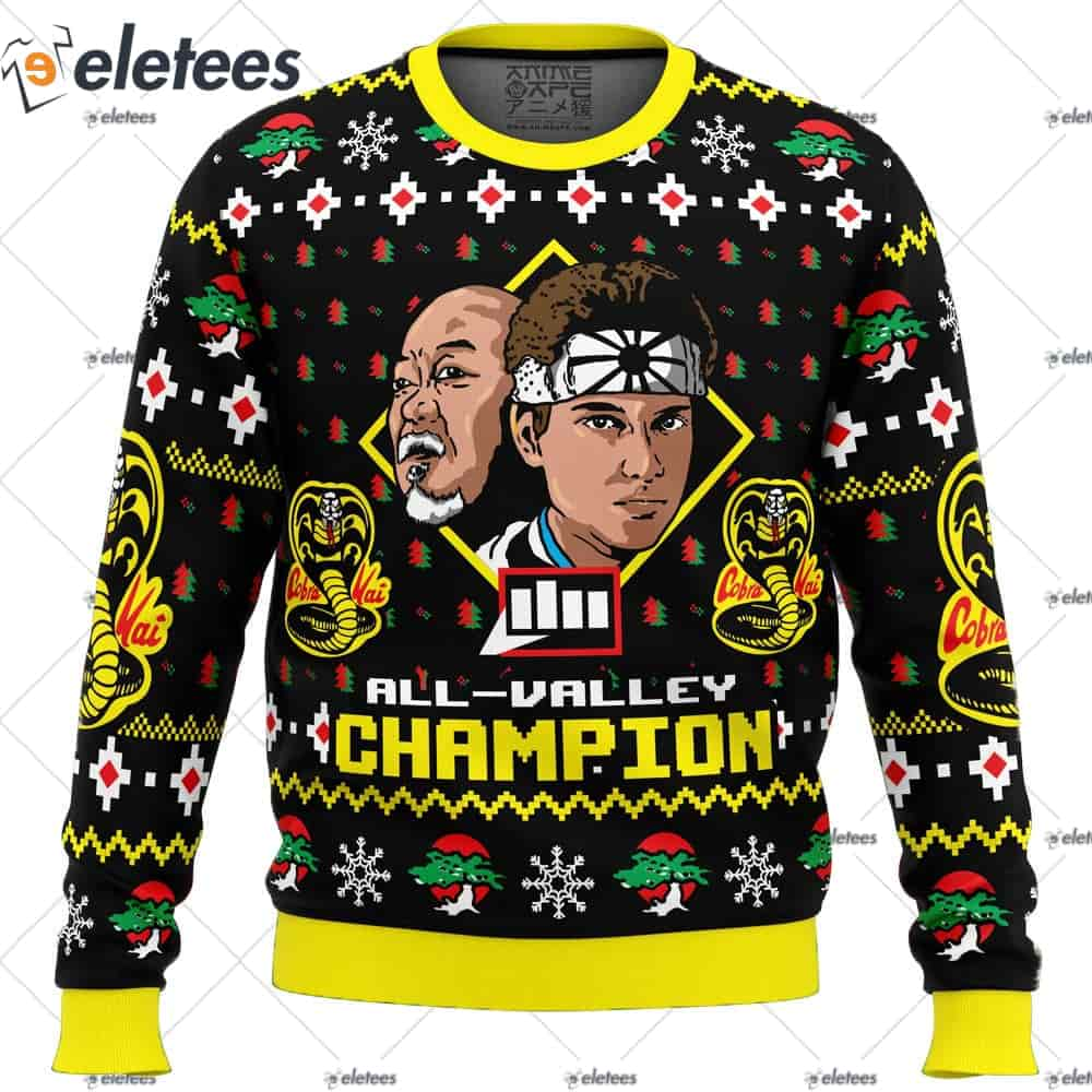 Karate Kid Christmas Ugly Christmas Sweater