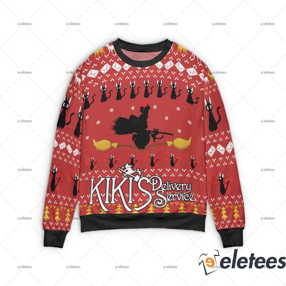 Kiki's Delivery Service Ugly Christmas Sweater