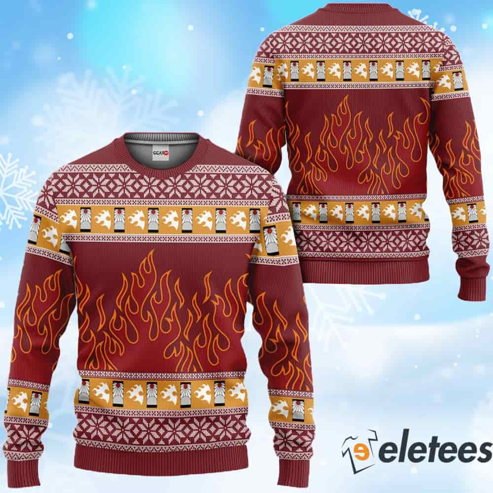 Kimetsu Yoriichi Tsugikuni Ugly Christmas Sweater