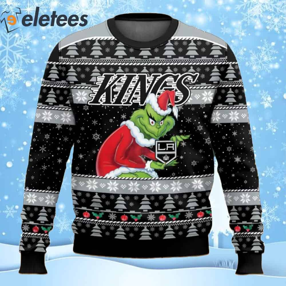 Kings Hockey Grnch Ugly Christmas Sweater