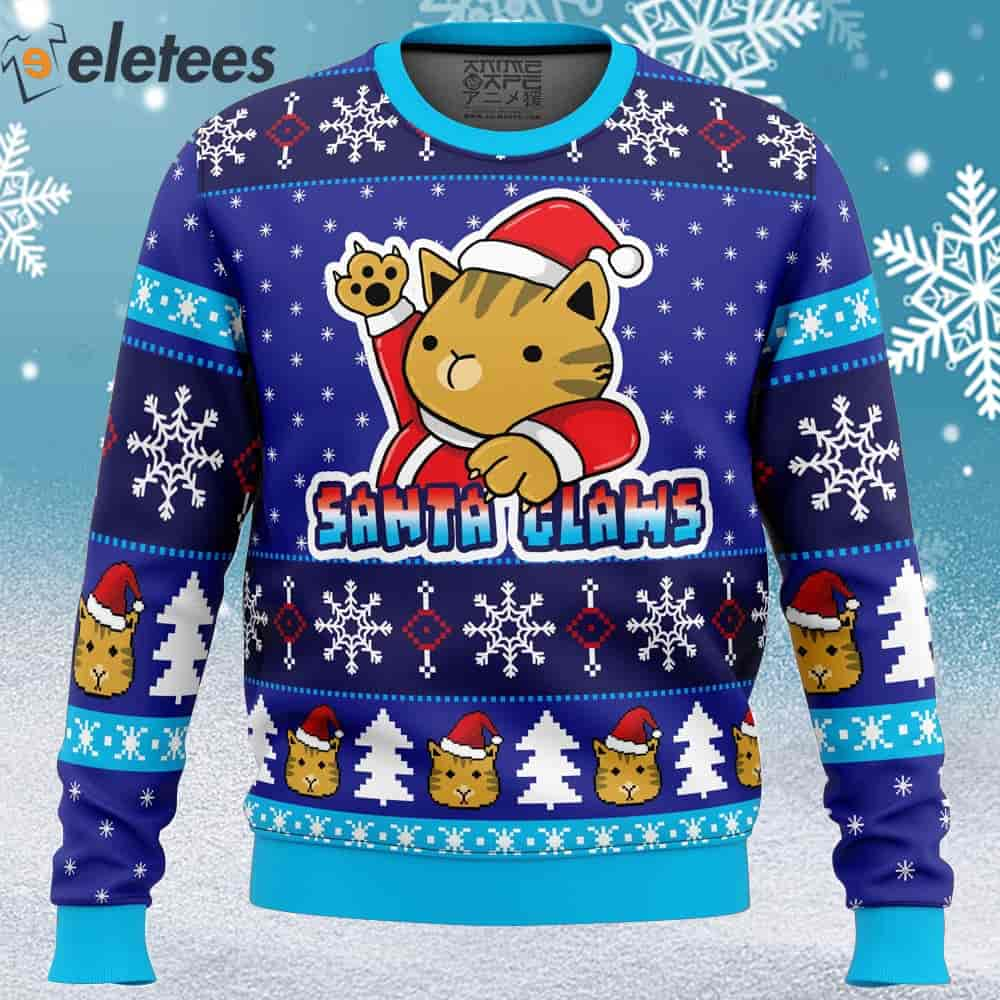 Kitty Claws Ugly Christmas Sweater