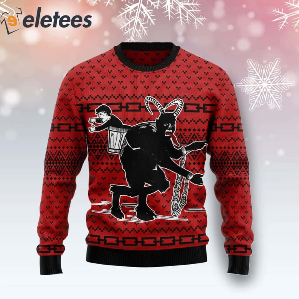 Krampus The Christmas Devil Ugly Christmas Sweater