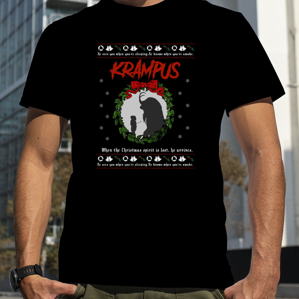 Krampus Ugly Christmas Pattern shirt