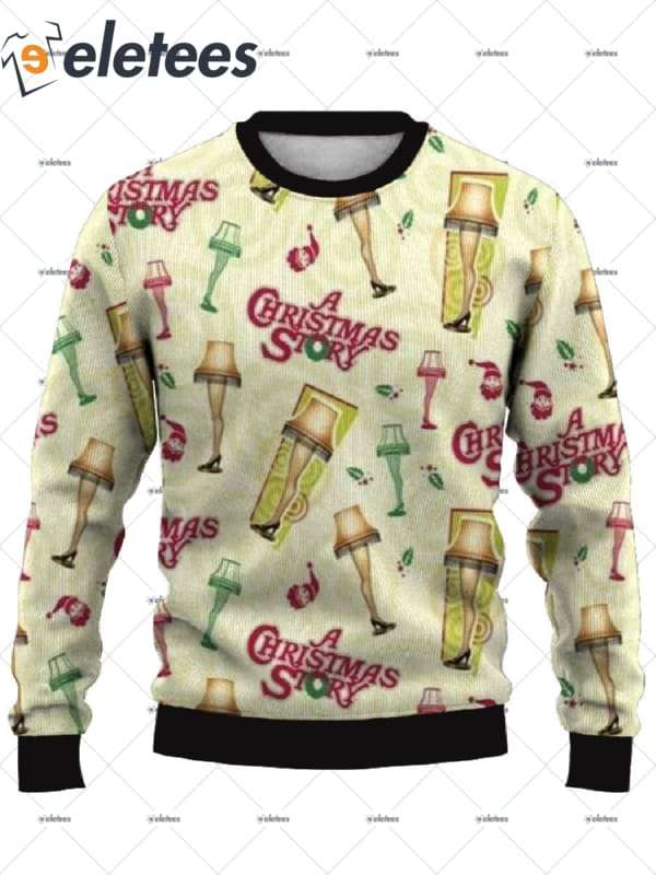 Lamp A Christmas Story Ugly Christmas Sweater