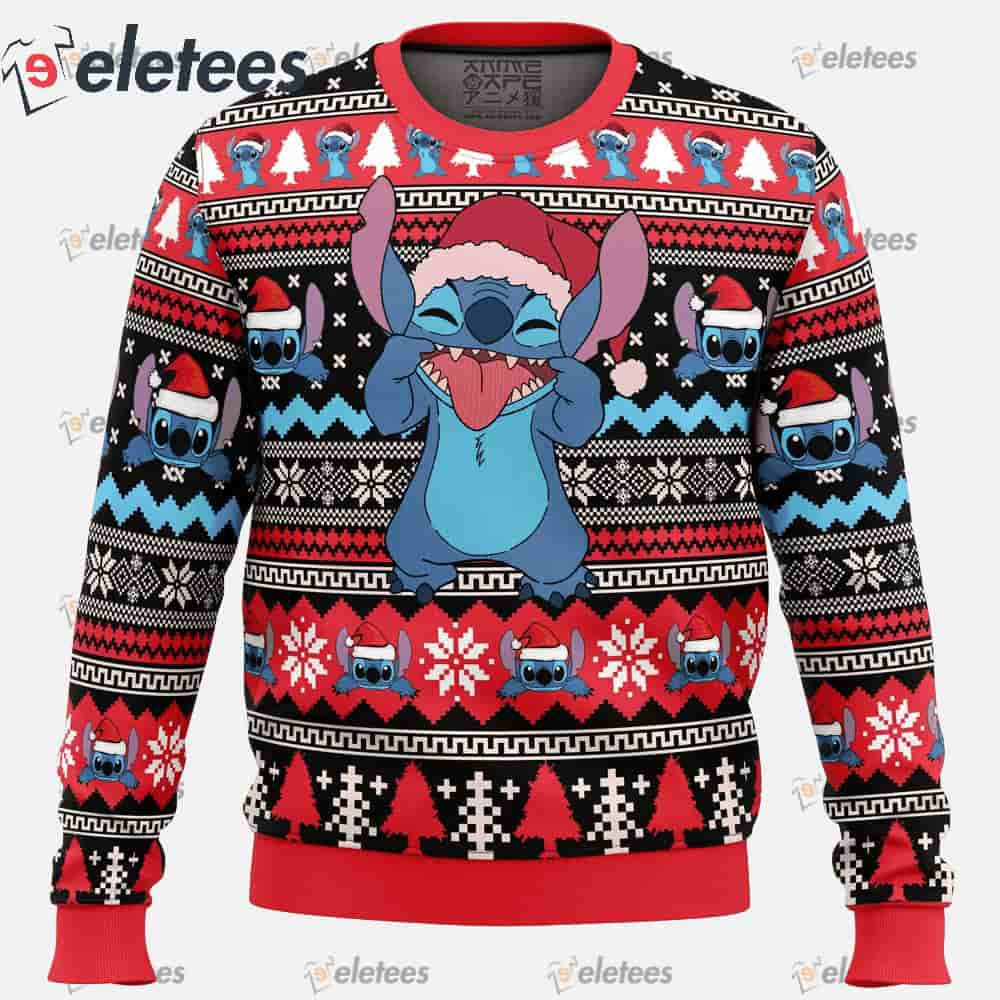 Lilo and Stitch Ugly Christmas Sweater