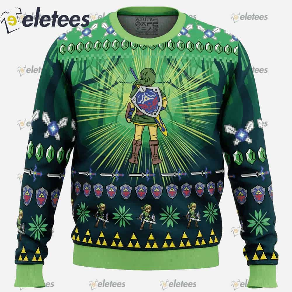 Link Legend of Zelda Ugly Christmas Sweater