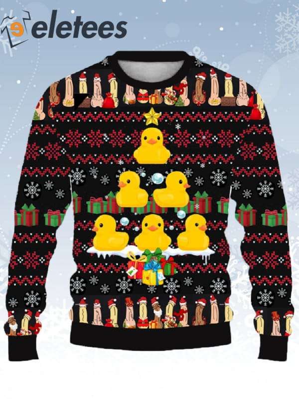 Little Yellow Duck Ugly Christmas Sweater