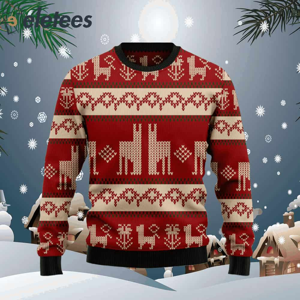 Llama Christmas Ugly Christmas Sweater