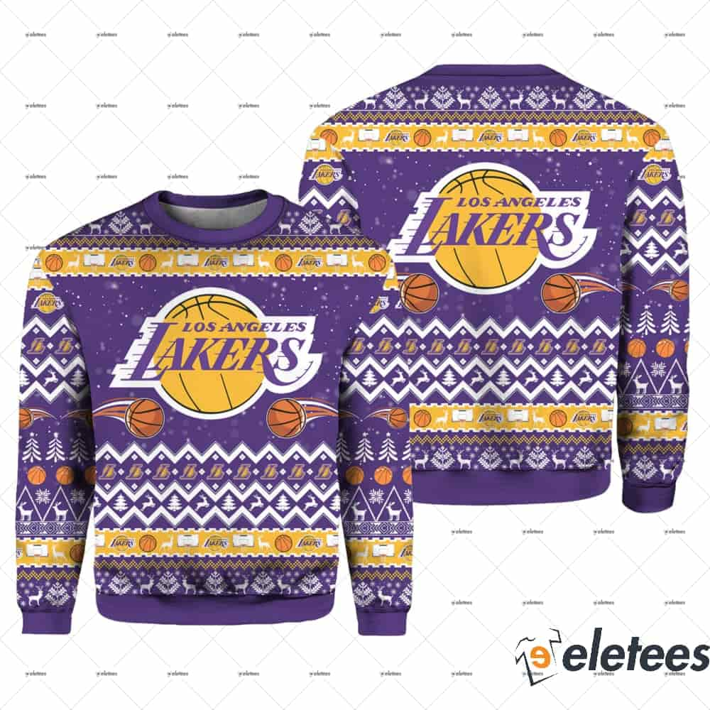 Los Angeles Lakers Ugly Christmas Sweater