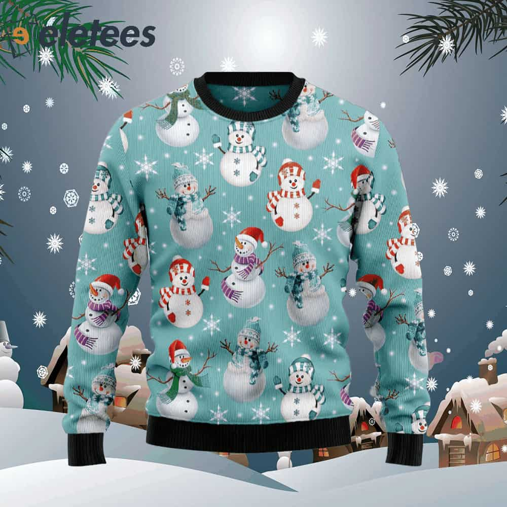 Love Snowman Ugly Christmas Sweater