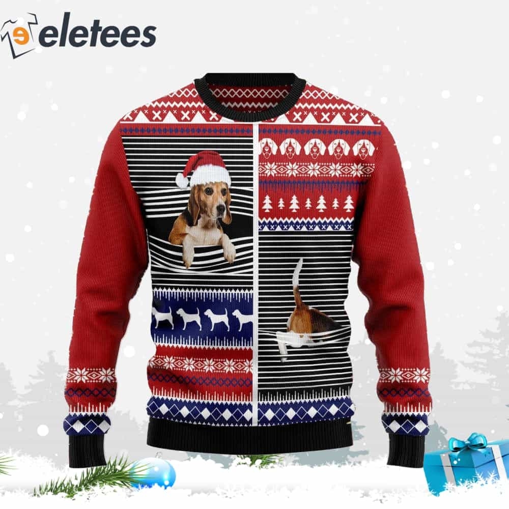 Lovely Beagle Ugly Christmas Sweater