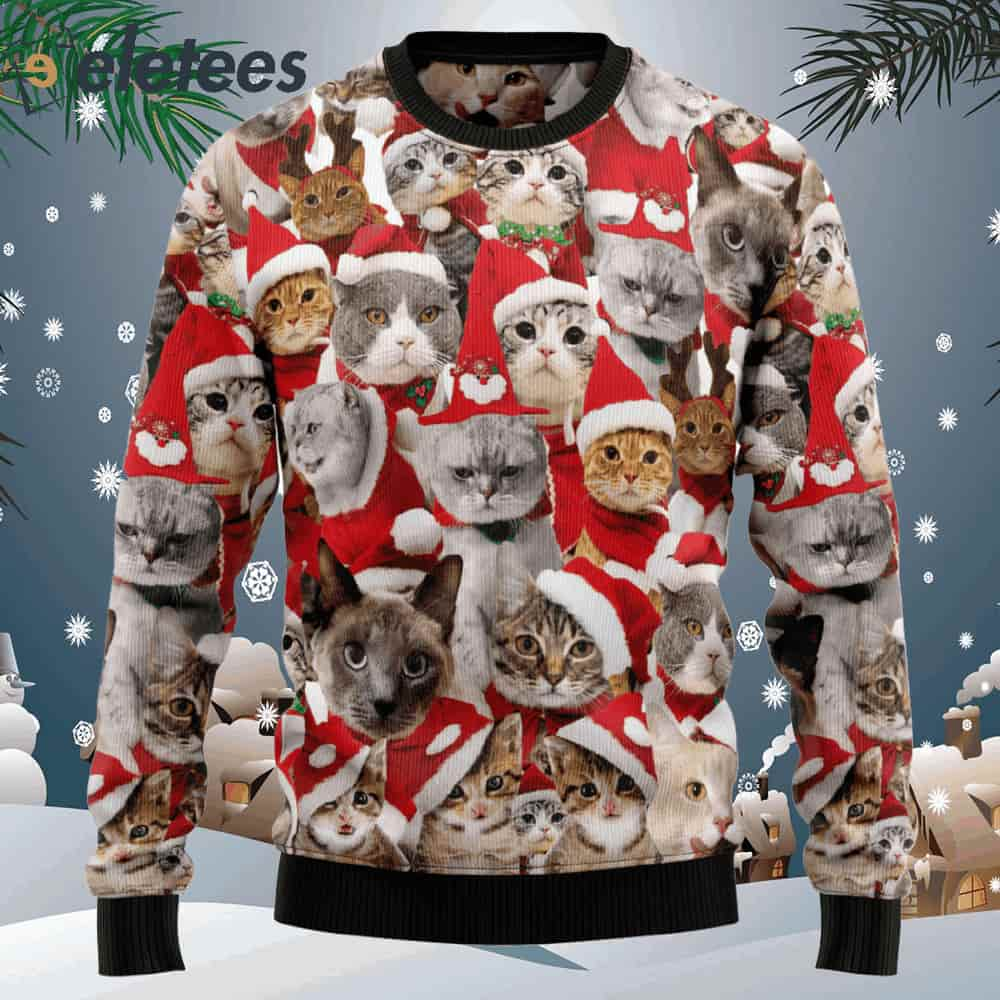 Lovely Cats Ugly Christmas Sweater