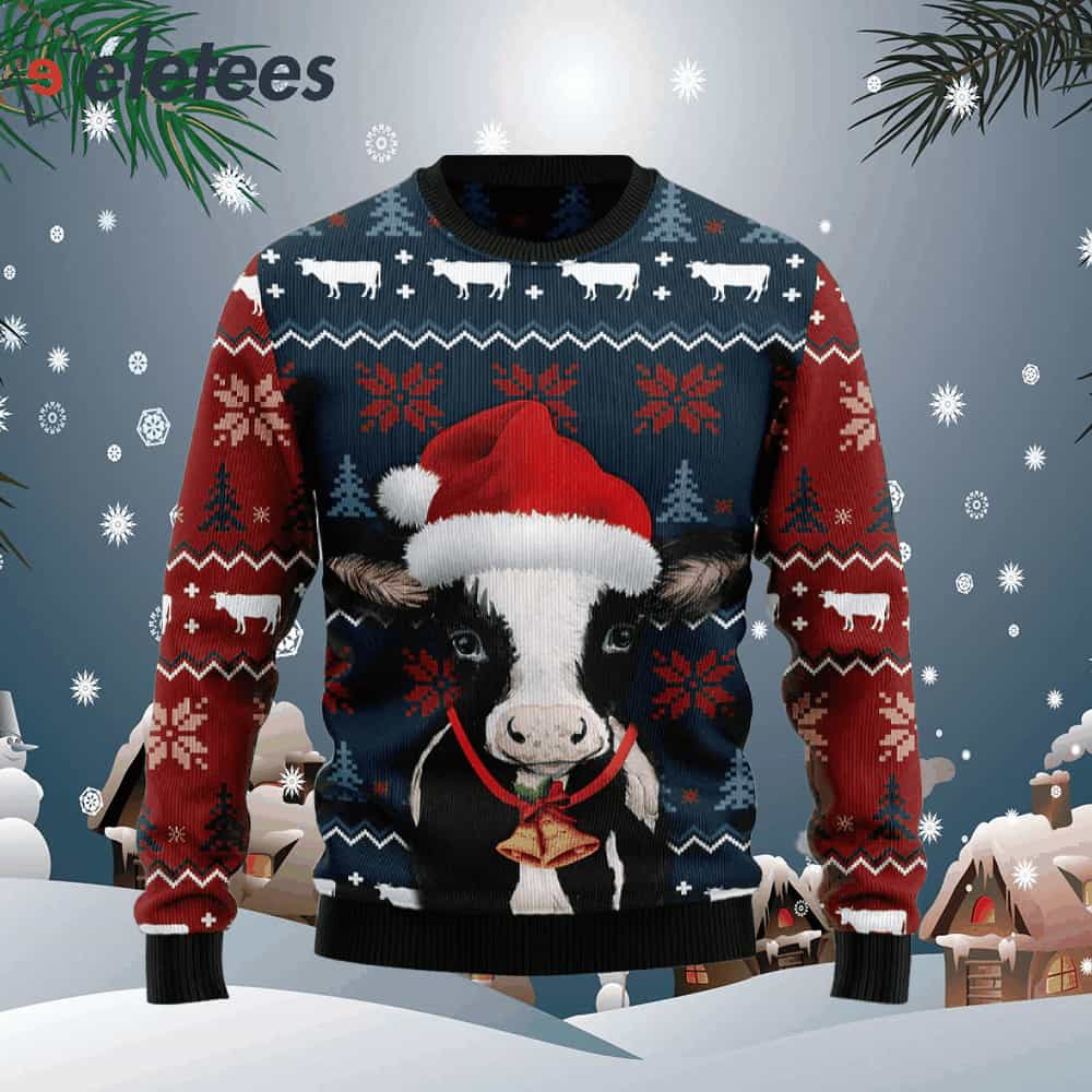 Lovely Cow Ugly Christmas Sweater