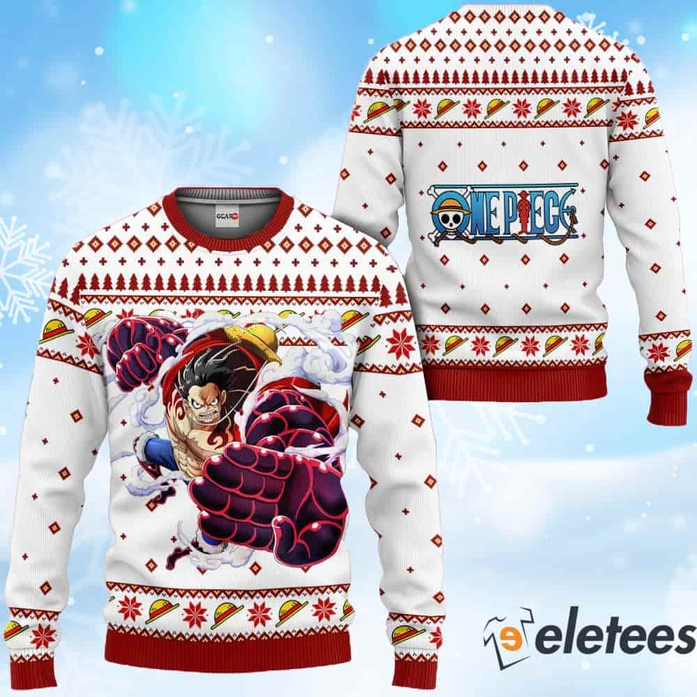 Luffy Gear 4 Ugly Christmas Sweater