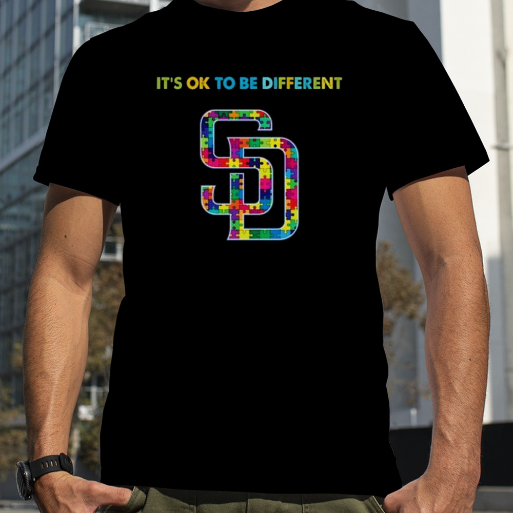 MLB 2023 San Diego Padres Autism It’s Ok To Be Different Shirt